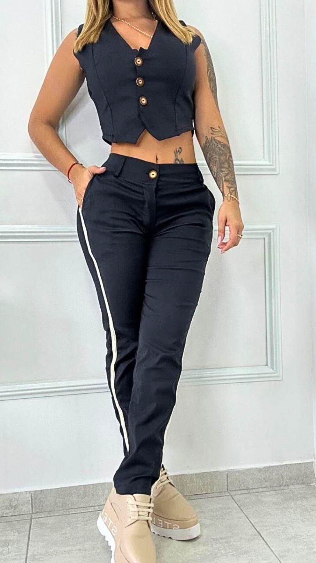CONJUNTO  CHALECO KEX